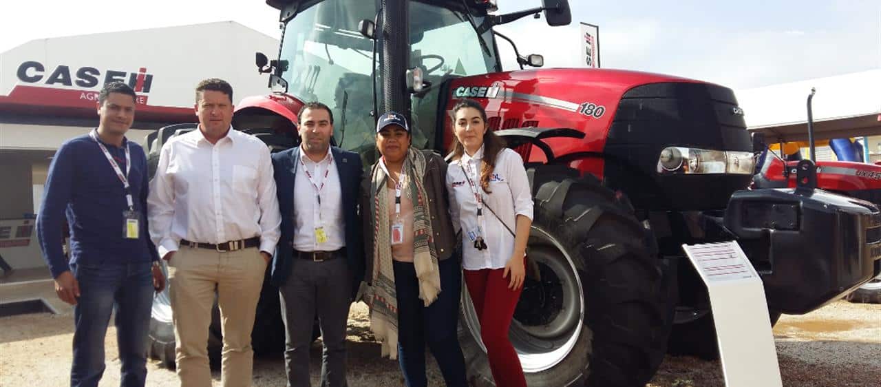 Case IH a exposé son offre de tracteurs et de presses à balles au SIAM 2018